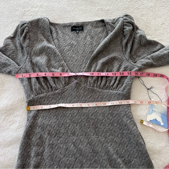 NWT MAJORELLE Lucie Mini Dress in Heather Grey - Picture 7 of 9